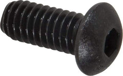 Value Collection - 5/16-18 UNC Hex Socket Drive, Button Screw - Alloy Steel, Black Oxide Finish, Fully Threaded, 3/4" Length Under Head - Americas Industrial Supply