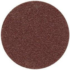 Merit Abrasives - 1" Disc Diam, 100 Grit, Aluminum Oxide Quick Change Disc - Type P Attaching System, Coated, Fine Grade, 40,000 RPM - Americas Industrial Supply