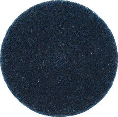 Merit Abrasives - 3" Disc Diam, Aluminum Oxide Quick Change Disc - Type P Attaching System, Nonwoven, Blue, Very Fine Grade, 20,000 RPM, XC Series - Americas Industrial Supply