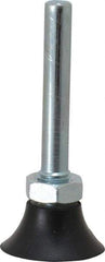 Merit Abrasives - 1" Diam Quick-Change Type P Disc Backing Pad - 1/4" Shank Diam, Medium Density, 40,000 RPM, Power-Lock Type 1 Compatible - Americas Industrial Supply