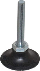 Merit Abrasives - 1-1/2" Diam Quick-Change Type P Disc Backing Pad - 1/4" Shank Diam, Medium Density, 30,000 RPM, Power-Lock Type 1 Compatible - Americas Industrial Supply