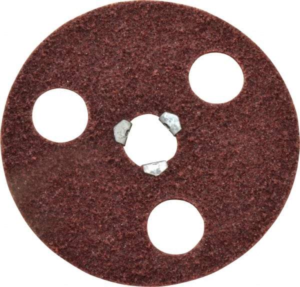Norton - 4-1/2" Medium Grade Aluminum Oxide Deburring Disc - Quick Change Connection - Americas Industrial Supply