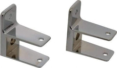 Value Collection - Washroom Partition Pilaster to Wall Bracket Kit - Compatible with Toilet Stalls - Americas Industrial Supply