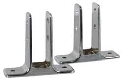 Bradley - Washroom Partition Zamac Urinal Panel Hardware - Compatible with Urinal Stalls - Americas Industrial Supply