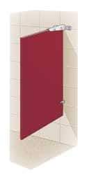 Bradley - Washroom Partition Steel Urinal Panel - 23 Inch Wide x 42 Inch High, ADA Compliant Stall Compatibility - Americas Industrial Supply