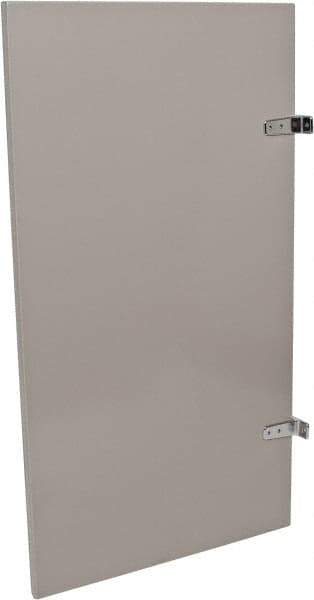 Bradley - Washroom Partition Steel Urinal Panel - 23 Inch Wide x 42 Inch High, ADA Compliant Stall Compatibility, Warm Gray - Americas Industrial Supply