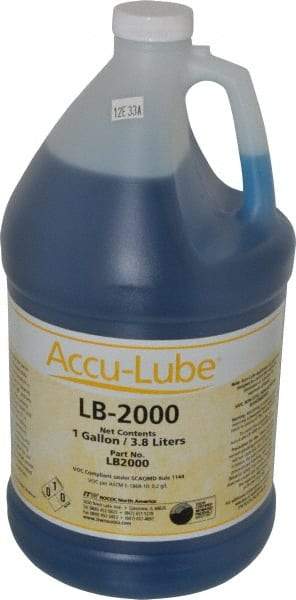 Accu-Lube - Accu-Lube LB-2000, 1 Gal Bottle Cutting & Sawing Fluid - Natural Ingredients, For Broaching, Drilling, Grinding, Machining, Spline Rolling, Tapping - Americas Industrial Supply