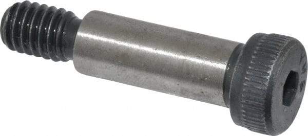 Value Collection - 3/8" Shoulder Diam x 1" Shoulder Length, 5/16-18 UNC, Hex Socket Shoulder Screw - 8 Alloy Steel, Uncoated, 0.543 to 0.562" Head Diam - Americas Industrial Supply