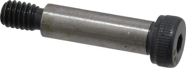 Value Collection - 3/8" Shoulder Diam x 1-1/4" Shoulder Length, 5/16-18 UNC, Hex Socket Shoulder Screw - 8 Alloy Steel, Uncoated, 0.543 to 0.562" Head Diam - Americas Industrial Supply
