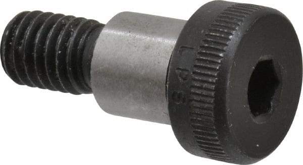 Value Collection - 1/2" Shoulder Diam x 1/2" Shoulder Length, 3/8-16 UNC, Hex Socket Shoulder Screw - 8 Alloy Steel, Uncoated, 0.729 to 3/4" Head Diam - Americas Industrial Supply