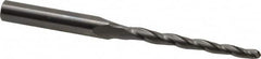 Onsrud - 1/8" Cutting Diam x 1-1/2" Length of Cut, 2 Flute, Upcut Spiral Router Bit - Uncoated, Right Hand Cut, Solid Carbide, 3" OAL x 1/4" Shank Diam, Ball End Taper - Americas Industrial Supply