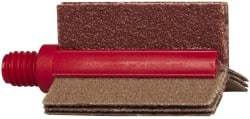 Superior Abrasives - 60 Grit, Coated, Aluminum Oxide Bore Polisher - 1/4" Shank Length, Medium Grade, 22,000 RPM, Polishes Bores with 3/4 to 1" Diam - Americas Industrial Supply