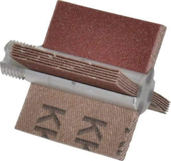 Superior Abrasives - 180 Grit, Coated, Aluminum Oxide Bore Polisher - 1/4" Shank Length, Very Fine Grade, 22,000 RPM, Polishes Bores with 1 to 1-1/2" Diam - Americas Industrial Supply