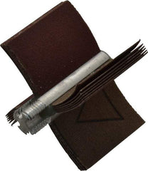 Superior Abrasives - 180 Grit, Coated, Aluminum Oxide Bore Polisher - 1/4" Shank Length, Very Fine Grade, 20,000 RPM, Polishes Bores with 1-1/2 to 2" Diam - Americas Industrial Supply