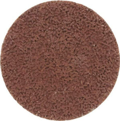 Made in USA - 1-1/2" Disc Diam, 600 Grit, Aluminum Oxide Quick Change Disc - Type S Attaching System, Coated, Brown, Super Fine Grade - Americas Industrial Supply