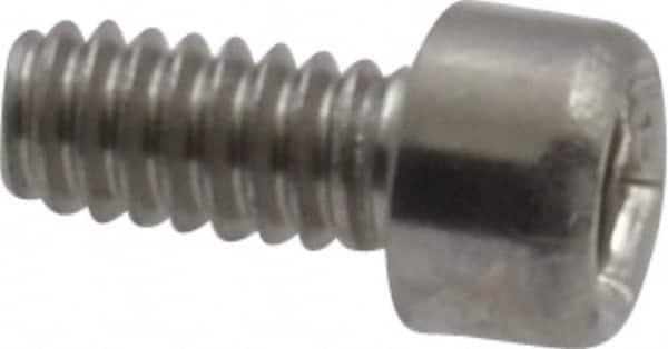 Value Collection - #2-56 UNC Hex Socket Drive, Socket Cap Screw - Grade 18-8 Stainless Steel, 3/16" Length Under Head - Americas Industrial Supply