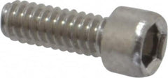 Value Collection - #2-56 UNC Hex Socket Drive, Socket Cap Screw - Grade 18-8 Stainless Steel, 1/4" Length Under Head - Americas Industrial Supply
