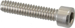 Value Collection - #3-48 UNC Hex Socket Drive, Socket Cap Screw - Grade 18-8 Stainless Steel, 1/2" Length Under Head - Americas Industrial Supply