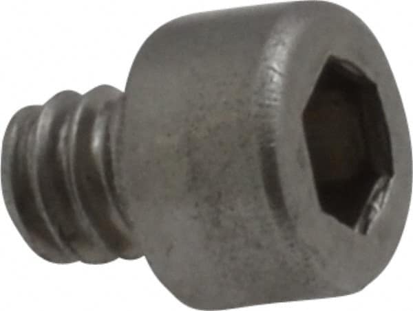 Value Collection - #4-40 UNC Hex Socket Drive, Socket Cap Screw - Grade 18-8 Stainless Steel, 1/8" Length Under Head - Americas Industrial Supply