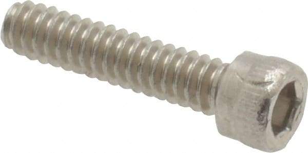 Value Collection - #4-40 UNC Hex Socket Drive, Socket Cap Screw - Grade 18-8 Stainless Steel, 1/2" Length Under Head - Americas Industrial Supply