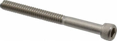 Value Collection - #4-40 UNC Hex Socket Drive, Socket Cap Screw - Grade 18-8 Stainless Steel, 1-1/4" Length Under Head - Americas Industrial Supply