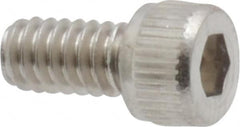 Value Collection - #5-40 UNC Hex Socket Drive, Socket Cap Screw - Grade 18-8 Stainless Steel, 1/4" Length Under Head - Americas Industrial Supply