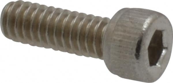 Value Collection - #5-40 UNC Hex Socket Drive, Socket Cap Screw - Grade 18-8 Stainless Steel, 3/8" Length Under Head - Americas Industrial Supply