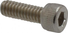 Value Collection - #5-40 UNC Hex Socket Drive, Socket Cap Screw - Grade 18-8 Stainless Steel, 3/8" Length Under Head - Americas Industrial Supply