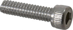Value Collection - #5-40 UNC Hex Socket Drive, Socket Cap Screw - Grade 18-8 Stainless Steel, 1/2" Length Under Head - Americas Industrial Supply