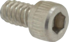 Value Collection - #6-32 UNC Hex Socket Drive, Socket Cap Screw - Grade 18-8 Stainless Steel, 1/4" Length Under Head - Americas Industrial Supply