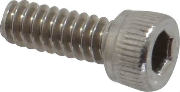 Value Collection - #6-32 UNC Hex Socket Drive, Socket Cap Screw - Grade 18-8 Stainless Steel, 3/8" Length Under Head - Americas Industrial Supply
