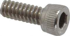 Value Collection - #6-32 UNC Hex Socket Drive, Socket Cap Screw - Grade 18-8 Stainless Steel, 3/8" Length Under Head - Americas Industrial Supply