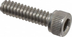 Value Collection - #6-32 UNC Hex Socket Drive, Socket Cap Screw - Grade 18-8 Stainless Steel, 1/2" Length Under Head - Americas Industrial Supply