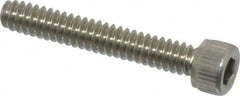 Value Collection - #6-32 UNC Hex Socket Drive, Socket Cap Screw - Grade 18-8 Stainless Steel, 7/8" Length Under Head - Americas Industrial Supply