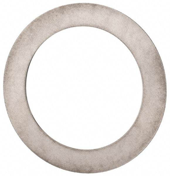Made in USA - 0.024" Thick, 1-1/4" Inside x 1-3/4" OD, Round Shim - Uncoated 302/304 Stainless Steel - Americas Industrial Supply