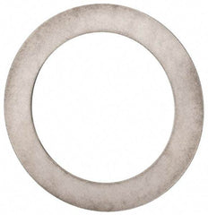 Made in USA - 0.024" Thick, 1-1/4" Inside x 1-3/4" OD, Round Shim - Uncoated 302/304 Stainless Steel - Americas Industrial Supply