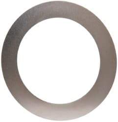 Made in USA - 0.005" Thick, 1-1/4" Inside x 1-3/4" OD, Round Shim - Uncoated 302/304 Stainless Steel - Americas Industrial Supply