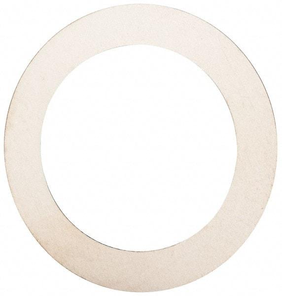 Made in USA - 0.006" Thick, 1-1/4" Inside x 1-3/4" OD, Round Shim - Uncoated 302/304 Stainless Steel - Americas Industrial Supply