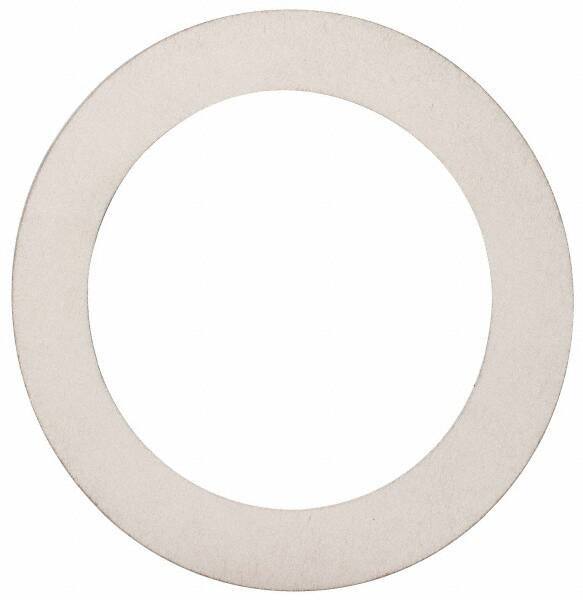 Made in USA - 0.007" Thick, 1-1/4" Inside x 1-3/4" OD, Round Shim - Uncoated 302/304 Stainless Steel - Americas Industrial Supply