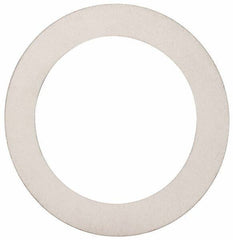 Made in USA - 0.007" Thick, 1-1/4" Inside x 1-3/4" OD, Round Shim - Uncoated 302/304 Stainless Steel - Americas Industrial Supply