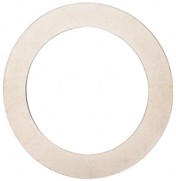 Made in USA - 0.008" Thick, 1-1/4" Inside x 1-3/4" OD, Round Shim - Uncoated 302/304 Stainless Steel - Americas Industrial Supply