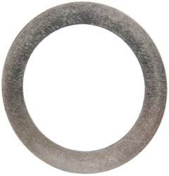 Made in USA - 0.01" Thick, 1-3/8" Inside x 1-7/8" OD, Round Shim - Uncoated 302/304 Stainless Steel - Americas Industrial Supply