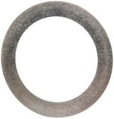 Made in USA - 0.01" Thick, 1-3/8" Inside x 1-7/8" OD, Round Shim - Uncoated 302/304 Stainless Steel - Americas Industrial Supply