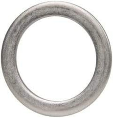 Made in USA - 1/8" Thick, 1-3/8" Inside x 1-7/8" OD, Round Shim - Uncoated 302/304 Stainless Steel - Americas Industrial Supply