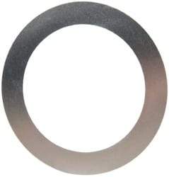 Made in USA - 0.002" Thick, 1-3/8" Inside x 1-7/8" OD, Round Shim - Uncoated 302/304 Stainless Steel - Americas Industrial Supply