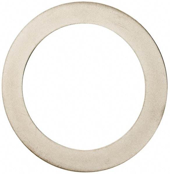 Made in USA - 0.02" Thick, 1-3/8" Inside x 1-7/8" OD, Round Shim - Uncoated 302/304 Stainless Steel - Americas Industrial Supply