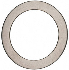 Made in USA - 0.048" Thick, 1-3/8" Inside x 1-7/8" OD, Round Shim - Uncoated 302/304 Stainless Steel - Americas Industrial Supply