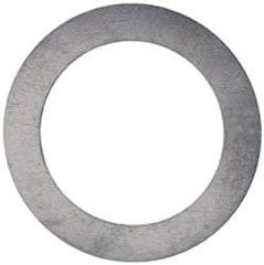 Made in USA - 0.02" Thick, 1-1/2" Inside x 2-1/8" OD, Round Shim - Uncoated 302/304 Stainless Steel - Americas Industrial Supply
