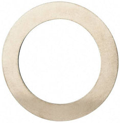 Made in USA - 0.03" Thick, 1-1/2" Inside x 2-1/8" OD, Round Shim - Uncoated 302/304 Stainless Steel - Americas Industrial Supply