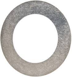 Made in USA - 0.02" Thick, 1-3/4" Inside x 2-3/4" OD, Round Shim - Uncoated 302/304 Stainless Steel - Americas Industrial Supply